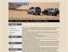 Tablet Screenshot of marrakech-directcar.com